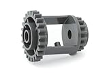 Lego Parts: Technic, Gear Differential, 24-16 Teeth (Dark Bluish Gray) by Parts/Elements - Technic, Gears - Parts/Elements - Technic, Gears