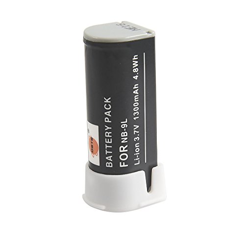 DSTE NB-9L Li-ion Batterie  2-Pack  et chargeur USB costume pour Canon PowerShot N  ELPH 510 HS  ELPH 520 HS  ELPH 530 HS  SD4500 IS
