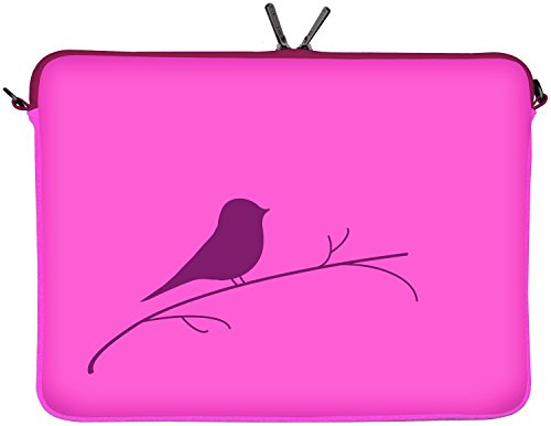 Digittrade LS122-15 Early Bird Designer Schutzh  lle f  r Laptops und MacBooks mit einer Bildschirmdiagonale von 38 1-39 6 cm  15 6 Zoll  pink-violet