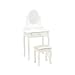 Produktbild Emma Schminktisch 70 cm + Hocker - Weiß