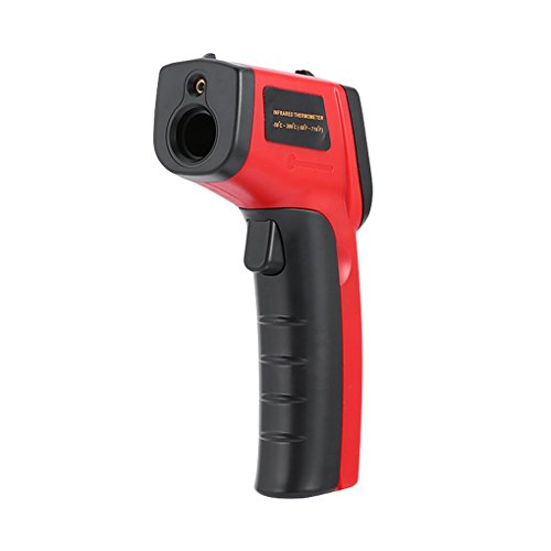Preisvergleich Produktbild Mengonee Hand Berührungslos IR Infrarot-Thermometer Digital-LCD-Pyrometer Temperaturmessgerät mit Hintergrundbeleuchtung
