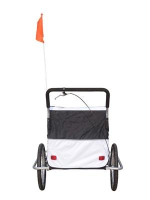 2 in 1 Jogger Fahrradanhänger Kinderwagen Kinderanhänger Fahrrad Anhänger - 8