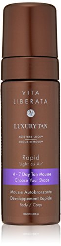 VITA LIBERATA Rapid Fast Acting Tanning Mousse and Free Mini Mitt 190 g