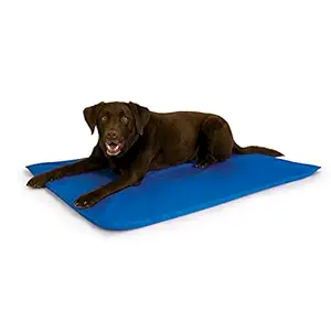 K&H Pet Products Cool Bed III Cooling Dog Bed Large Blue 32