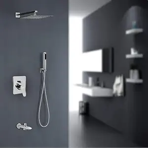 Jaaz Concealed Shower Wall Mixer Set (S) - Square