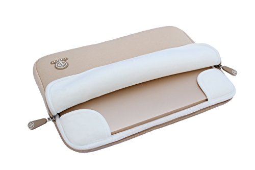 JUBELIST Element Sleeve Tasche Hülle aus Neopren passgenau für das Apple Macbook Pro 15,4 “ Zoll mit Retina Display – Zubehör new Collection 2015 – Case in gold - 2