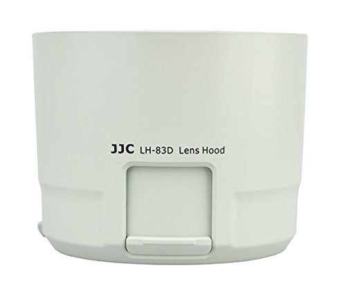 efonto JJC LH-83D Pare-Soleil de rechange Canon ET-83D Filtre pour Objectif EF 100-400 mm f 4 5-5 6L IS II USM 77 mm avec fen  tre Blanc