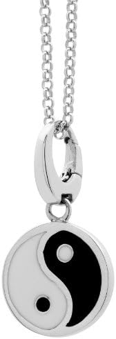 Burgmeister Jewelry Ying Yang Rhodium Plated 925 Sterling Silver JHE1069 629