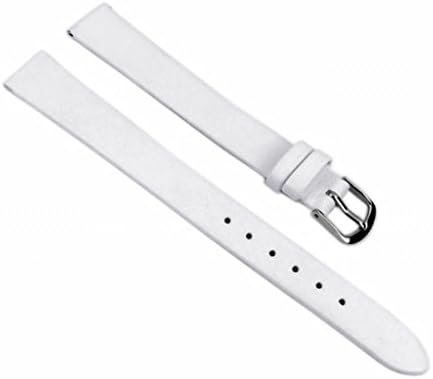 Eulit Replacement Band Watch Band Leather Strap Dolly white 22684S, width:22mm