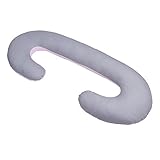 LULANDO Schwangerschafts-Seitenschläfer-Kissen (130x60cm) für Erwachsene und Babys - 4