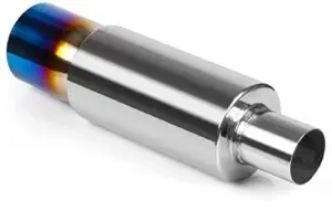 TRQ Stainless Steel and Sound Enhancement Silencer Muffler Exhaust for Cars