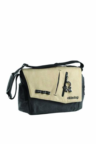 Imagen 7 de Okiedog 24224 Samurai - Bolso para pañales y cambiador, color beige y gris
