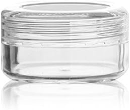 Pauler Vickers 15Pcs 3ml Cosmetic Empty Jar Pots for Eyeshadow Makeup Face Cream Lip Balm Container