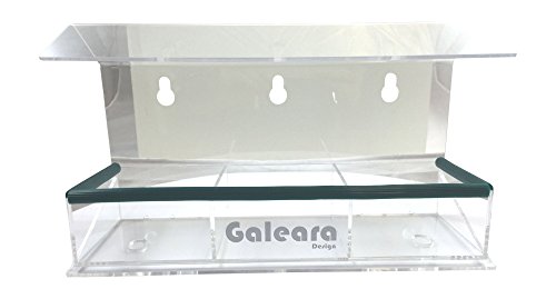 Vogelfutterhaus am fenster transparent GALEARA Acryl 30cm mit Abnehmbar Tablett - 6
