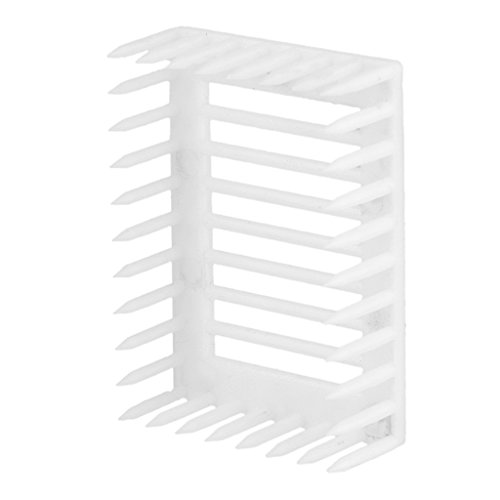 MagiDeal 6pcs Kunststoff Nadel Cage Stil Bienen Königin Käfige Fänger Bienenzucht Tool Weiß