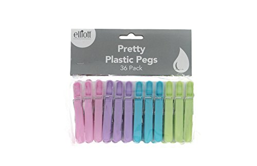 Elliott Pretty Wäscheklammern aus Kunststoff, 36 Stück - 2