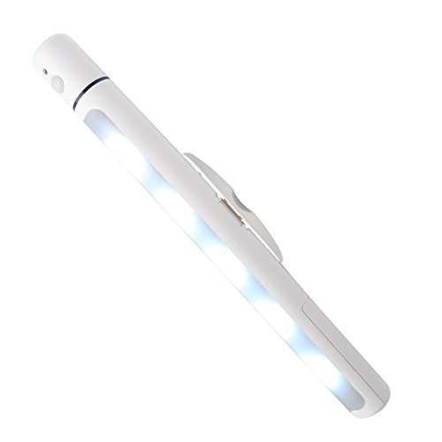 Preisvergleich Produktbild HF Morning LED Beleuchtung Magnetische Drehung Nachtlicht Kleiderschrank Lichter Mit Bewegungsmelder Mit Eingebaute Akku Energiesparlampe Nachttisch Lampe (Weißes Licht)