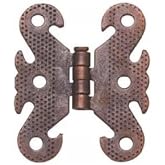 G&uuml;r&ccedil;ay Hırdavat Kelebek Menteşe Metal 32 * 40mm Bakır (2 Adet)