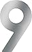 Produktbild Hausnummer HAUSNUMMER EDELSTAHL 9 120MM 424087