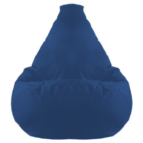XXL Highback Filled Beanbag Gaming Lounge Chair in Blue. Ideal for Relaxing, Gaming, Lounging, Great for Adults, Teens & Kids. Made from High Quality Water Resistant Material, Available in 10 Great Colours