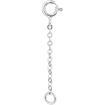 Collane Estensione In Argento 925 - Set Da 6 Pezzi, Prolunghe Per Bracciali E Collane, Con S-Hook - Foto 8