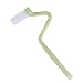 Produktbild Lorsoul Creative S-Form-WC-Reinigungsbürste, bewegliche WC Scrubber, Gekrümmte Biegen Seitenreiniger, Griff Corner Pinselreiniger Werkzeug - GRÜN