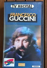 Preisvergleich Produktbild FRANCESCO GUCCINI "TV RECITAL" (VHS)
