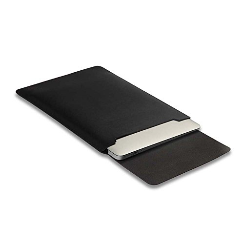 GENORTH   15 6 H  llen Tasche Case Schutz f  r HP  Acer  Asus  Dell  Lenovo 15 6 zoll Wasserdichte Leder  15 6 Zoll  Schwarz 