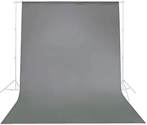 Ginni Backdrop Photo Light Studio Photography Background Accurate for Studio - Camera Accessory (9 x 12, Grey)