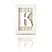 LETTER K - Individually Framed Baby Letters - with Blue, Pink and Green Backgrounds included for Free