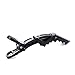 Mokale 6pcs Salon Croc Hair Styling Clips-Sectioning Plastic Alligator Hair Clip For Thick Hair-Non-Slip DIY Accessories Hairgrip for Women and Girls (Black)