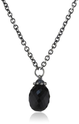 TrollBeads Damen-Charmskette 925 Sterling Silber Fantasy mit Onyx 80 cm TAGFA-00003 TrollBeads Damen-Charmskette 925 Sterling Silber Fantasy mit Onyx 80 cm TAGFA-00003