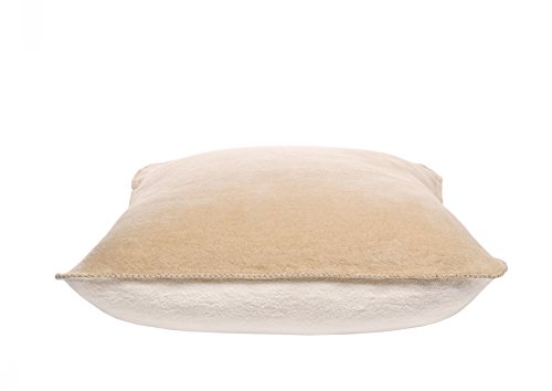 Ibena Sorrento Doubleface Kissenhülle, 50 x 50 cm, beige/ecru, Größe Kissen:50 x 50 cm