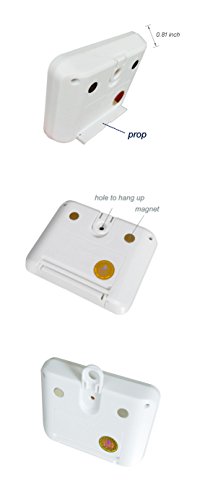 LCD Digital Küche Timer, 4 Kanal mit Count-Down bis Uhr lauter Alarm Magnetischer Rückseite - 8