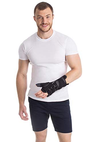 TOROS-GROUP Attelles d' immobilisation pour poignet et avant-bras Orthese Support pour le pouce Main DROITE Small