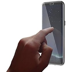 OtterBox Skin - Funda de gel con protector de cristal Alpha Glass para Samsung Galaxy S8, transparente