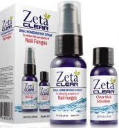Zetaclear Clear Oral Homeopathic Spray & Topical Solution (To relieve the symptoms of Nail Fungus)