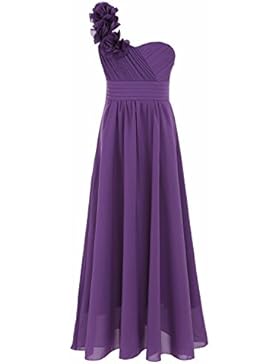 YiZYiF Kinder Mädchen Prinzessin Kleid Hochzeits festlich Festzug Kleid Blumenmädchenkleid Partykleider Brautjungfer...