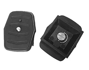 SUPERCART SLR DSLR Camera Tripod Quick Release Clamp Plate Mount (Plate Bottom Size 44.6x44.6 mm - Match with Your Tripod Plate Size)