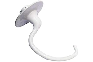 KITCHENAID K5ADH WPW10674621 Crochet de pétrissage avec revêtement pour bol élévateur 18,5 cm Compatible avec mélangeurs à bol 5QT