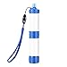 Produktbild Anna-neek Mini Wasserfilter Wasserreiniger - 1000L, Tragbarer Camping Wasseraufbereitung Entfernt 99.99% Bakterien, für Reisen, Camping, Laufen und Outdoor
