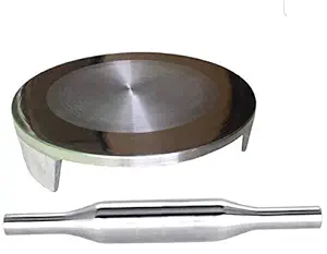 Balaji Aluminum Chakla ,Stainless Roti Roller, Rolling Pin Board , Roti Maker , Chapati Maker chakla ,Belan for Home & Kitchen