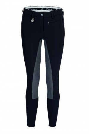 PIKEUR-SOFTSHELL-Kontrastbesatz-Hose-LUCINDA-anthrazitschwarz-40