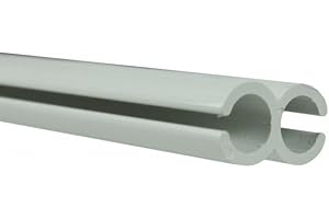 ALNIYATX 6 Stück 50 cm Achter Markisenkanalstreifen Markise '8' Kanäle 4-6 mm Drive Away Kit für T4 T5 T6 Wohnwagen Wohnmobil Markise Zubehör, insgesamt 3 Meter