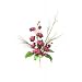 Produktbild Phalaenopsis Orchideen Gesteck, 12 Blüten, 4 Knospen und Beiwerk, 60 cm x 35 cm - Burgunderfarben (künstlich)