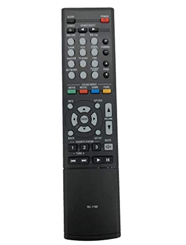 GOLDENRIVER RC-1168 - Mando a Distancia de Repuesto para Receptor DENON AV AVR-1713 RC-1169 AVR-1613