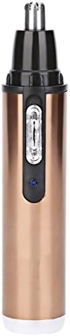 GoodPro Nose Hair Trimmer, Electric Nose and Ear Trimmers Clippers for Men 2 in 1 Cordless Single Blade Washable Rechargeable Shaver