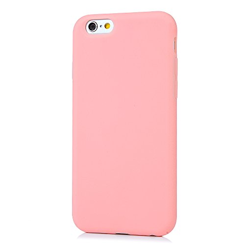 iPhone 6S Plus / 6 Plus Case iPhone 6S Plus Schutzhülle YOKIRIN TPU Silikon Case Cover Hülle Handy Schale Tasche (Verdicken)Rosa Nackt - 4