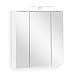 Produktbild Galdem Easy Spiegelschrank 65cm Badezimmerschrank Wandschrank Badmöbel 3 Spiegeltüren 6 Einlegeböden LED Beleuchtung mit Steckdose Weiß