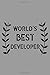 Produktbild World's Best Developer: Notebook, Journal or Planner | Size 6 x 9 | 110 Lined Pages | Office Equipment | Great Gift idea for Christmas or Birthday for a Developer